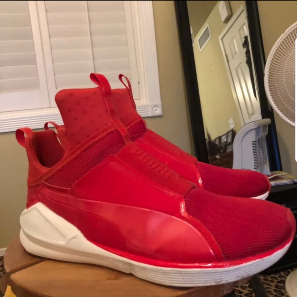 Red Fierce Puma sneakers